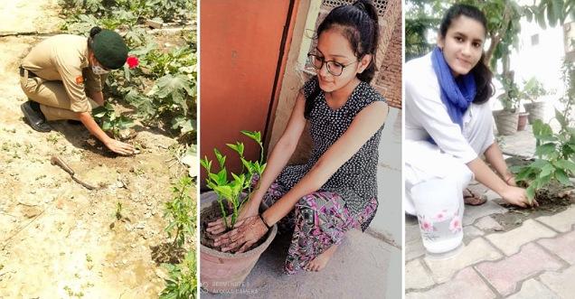 विश्व पर्यावरण दिवस पर छात्राओं ने किया पौधरोपण 
